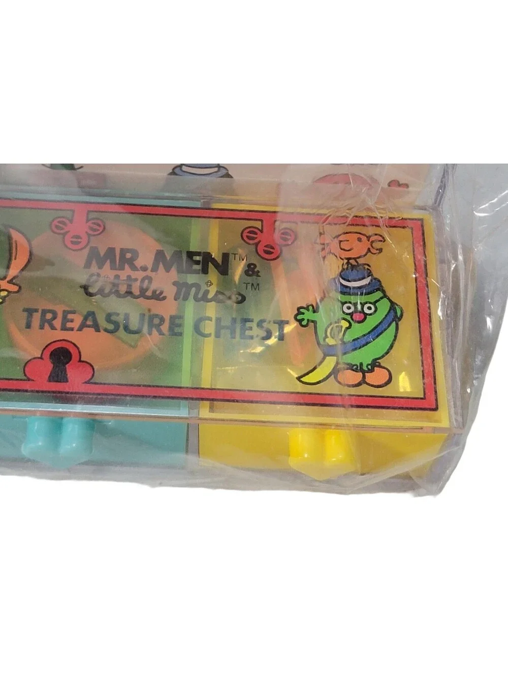 Vintage Mr. Men & Little Miss Treasure Chest Stationery Set Not Pad Pencils 1983